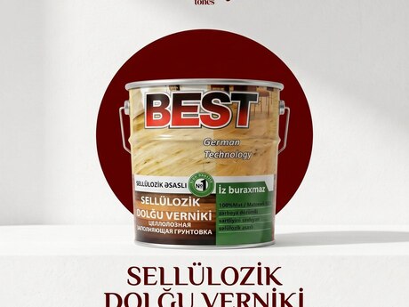 BEST Sellülozik Dolğu Verniki | Taxta və Parket üçün