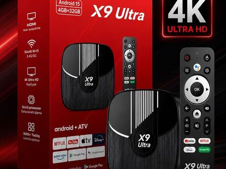 X9 Ultra TV Box 4/32