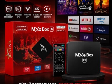 X7 Android TV Box 4/32