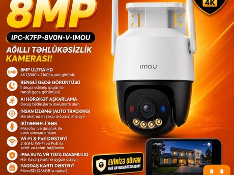 WiFi kamera 8mp Cruiser SC IPC-K7FP-8VON-V-imou
