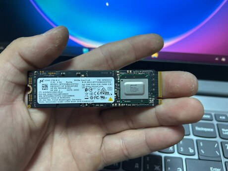 Micron 1TB NVMe SSD (M.2 2280) – Gen3 x4