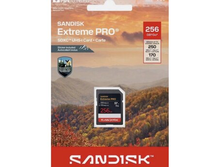 Sandisk Extreme Pro 256GB SD Card 250mb/170mb Sandisk Extreme Pro 256GB SD Card 250mb/170mb