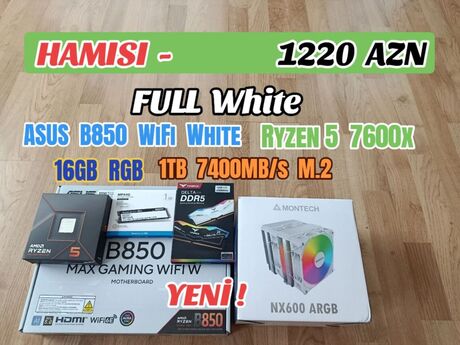ASUS B850 WiFi White