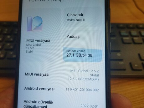 Xiaomi Redmi Note 8 Space Black 64GB/4GB