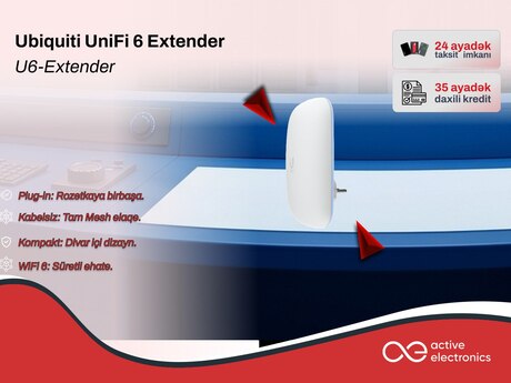 Wi-Fi Gücləndirici Ubiquiti UniFi 6 Extender (U6-Extender)