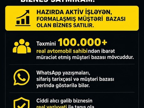 Hazır biznes (Avtoservis)