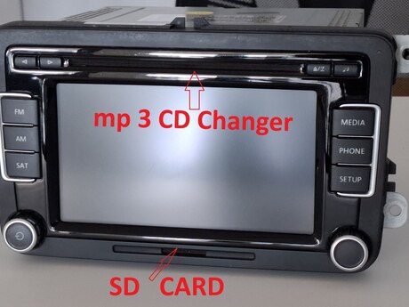 Volkswagen Monitoru RCD 510