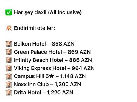 Antalya turu 