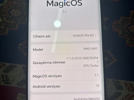 Honor X9a Midnight Black 128GB/6GB