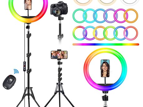 Led RGB İşıq Tripod Dəsti 