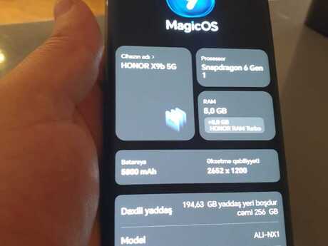 Honor X9b Midnight Black 256GB/8GB