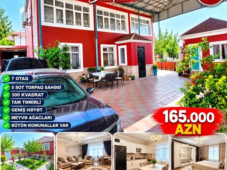 7 rooms · 300 m² · floor 1/1, Masazır