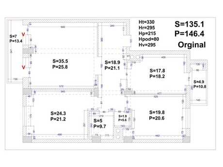 Ağ şəhərdə 3 otaqlı yeni tikili mənzil satılır, 135 m², 605 000 AZN, şəkil 4 / 7