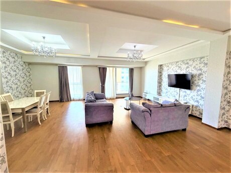 Masazırda 3 otaqlı yeni tikili mənzil kirayə verilir, 180 m², 3 500 AZN/ay, şəkil 3 / 12