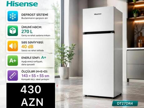 Hisense 143x55x55 sm