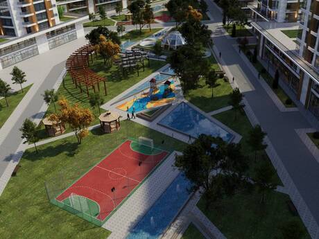 Lake City kompleksində 2 otaqlı yeni tikili mənzil satılır, 59 m², 219 000 AZN, şəkil 2 / 12