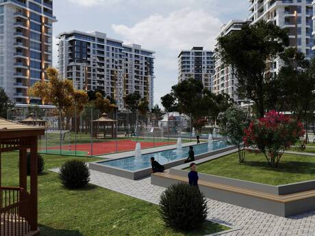 Lake City kompleksində 2 otaqlı yeni tikili mənzil satılır, 59 m², 219 000 AZN, şəkil 3 / 12