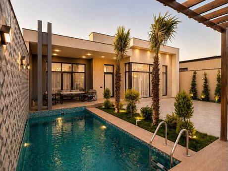 Mərdəkanda 4 otaqlı həyət evi satılır, 155 m², 265 000 AZN, şəkil 2 / 12