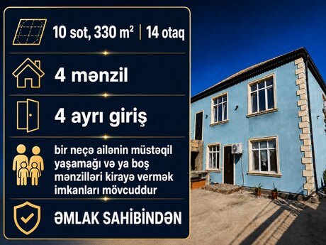 13 rooms · 330 m² · floor 1/1, Masazır