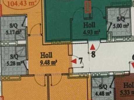 2-room new-build apartment for sale in Lake City, 104 m², 325 000 AZN, photo 3 / 9