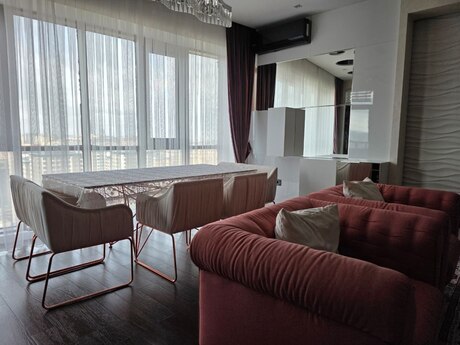 3-room new-build apartment for rent in Şah İsmayıl Xətai, 137 m², 2 300 AZN/mo, photo 4 / 12