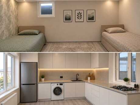 1 otaq · 40 m² · 2/1 mərtəbə, İnşaatçılar