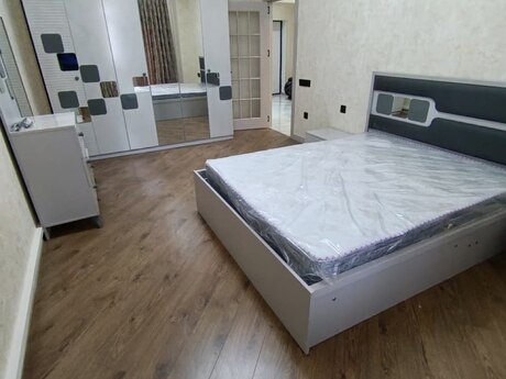 Gənclikdə 2 otaqlı yeni tikili mənzil kirayə verilir, 90 m², 1 100 AZN/ay, şəkil 4 / 8