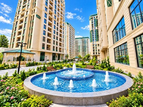 4 otaq · 120 m² · 10/17 mərtəbə, Zümrüd Residence