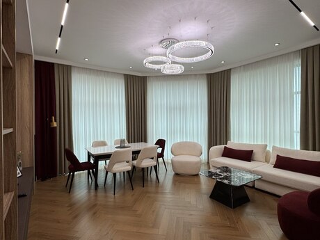 Xan Şuşinski küç.də 3 otaqlı yeni tikili mənzil satılır, 127 m², 535 000 AZN, şəkil 2 / 12