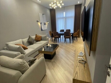 İzmir Residence kompleksində 2 otaqlı yeni tikili mənzil kirayə verilir, 105 m², 2 000 AZN/ay, şəkil 2 / 12