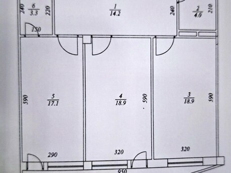 İnşaatçılarda 2 otaqlı yeni tikili mənzil satılır, 84 m², 220 000 AZN, şəkil 4 / 9
