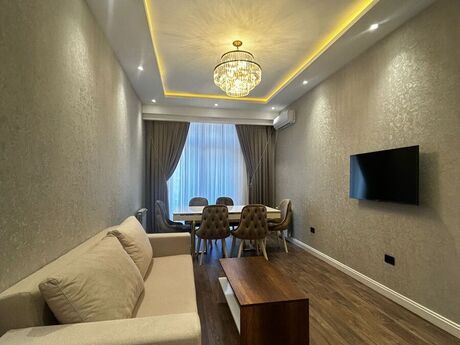 2-room new-build apartment for rent in Nizami City, 80 m², 1 300 AZN/mo, photo 3 / 10