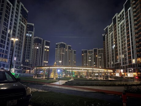 3-room new-build apartment for rent in City Garden, 85 m², 1 200 AZN/mo, photo 3 / 12