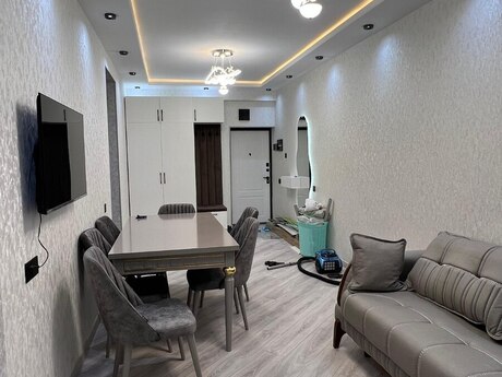 Abşeronda 3 otaqlı yeni tikili mənzil kirayə verilir, 75 m², 550 AZN/ay, şəkil 2 / 12