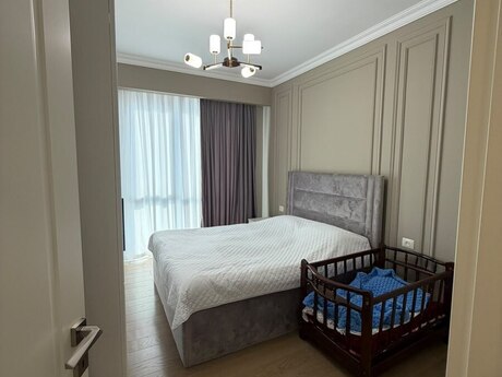City Garden kompleksində 3 otaqlı yeni tikili mənzil kirayə verilir, 100 m², 1 400 AZN/ay, şəkil 5 / 12