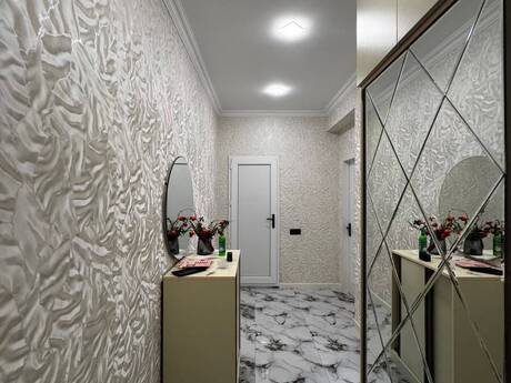 Qurtuluş 93 kompleksində 2 otaqlı yeni tikili mənzil satılır, 57 m², 65 000 AZN, şəkil 2 / 10
