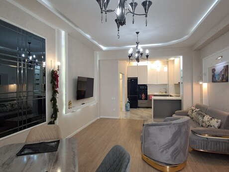 Yasamalda 2 otaqlı yeni tikili mənzil kirayə verilir, 89 m², 1 200 AZN/ay, şəkil 2 / 12