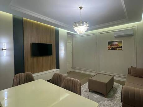 3-room new-build apartment for rent in City Garden, 90 m², 1 300 AZN/mo, photo 3 / 12