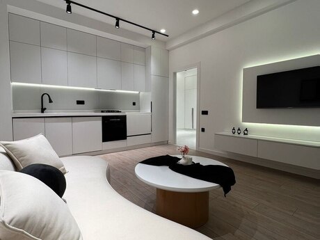 3-room new-build apartment for rent in Şah İsmayıl Xətai, 90 m², 1 599 AZN/mo, photo 5 / 12