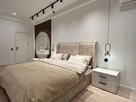 3-room new-build apartment for rent in Şah İsmayıl Xətai, 90 m², 1 599 AZN/mo, photo 4 / 12