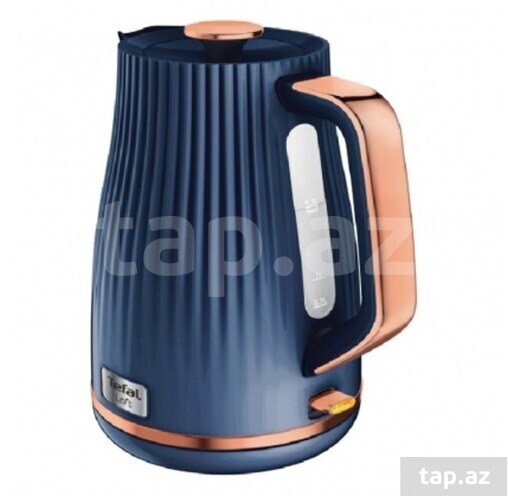Tefal Loft Navy And Rose Gold Kettle And Toaster Elektrik çaydan
