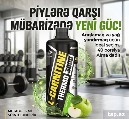 L-Karnitin 3000Mg - 40 porsiya: 55 AZN — Bakı, Azərbaycan
