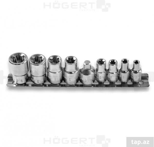 Torx yuva seti 1/4 və 3/8 "HÖGERT"