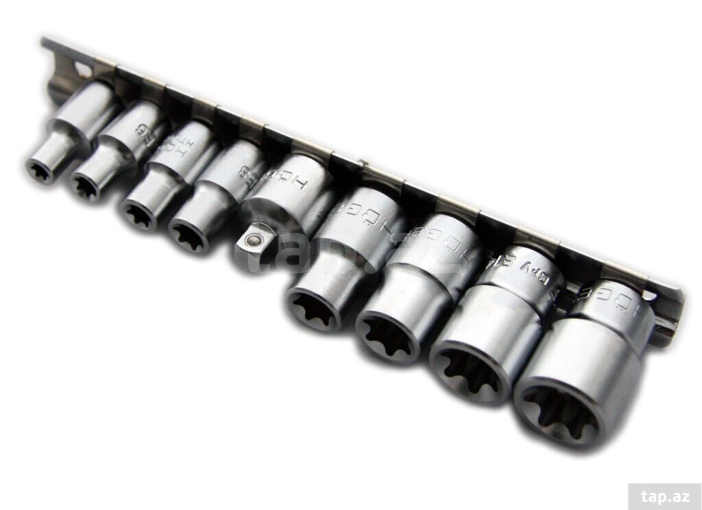 Torx yuva seti 1/4 və 3/8 "HÖGERT" (2)