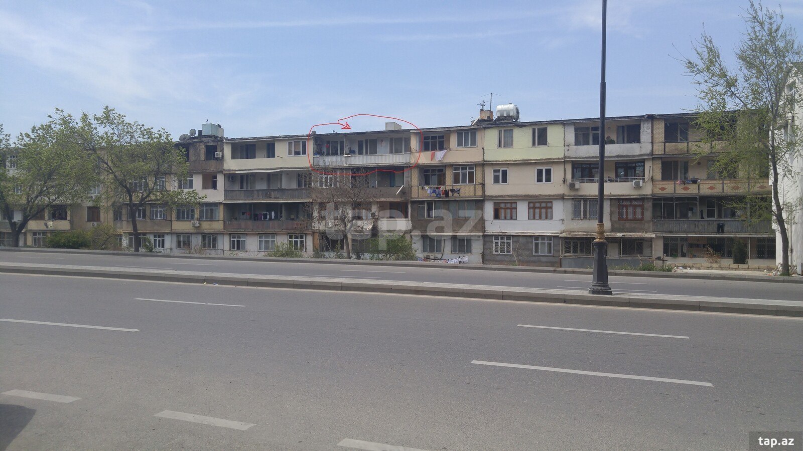 4-otaqlı mənzil, Gəncə pr., 85 m² (29)