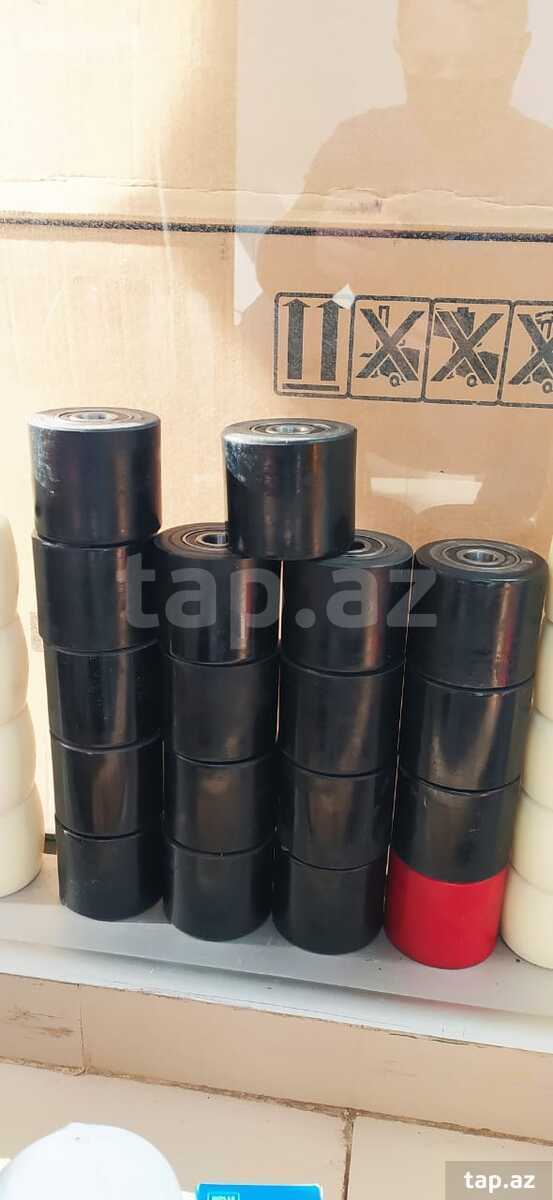 Transpalet təkəri 80x70mm PU (2)