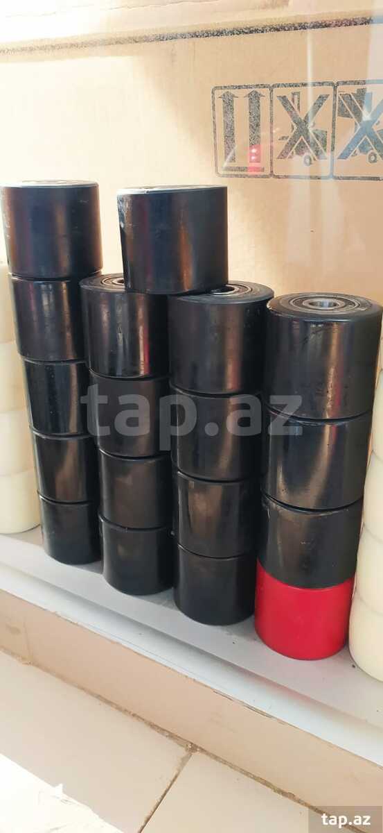Transpalet təkəri 80x70mm PU (6)