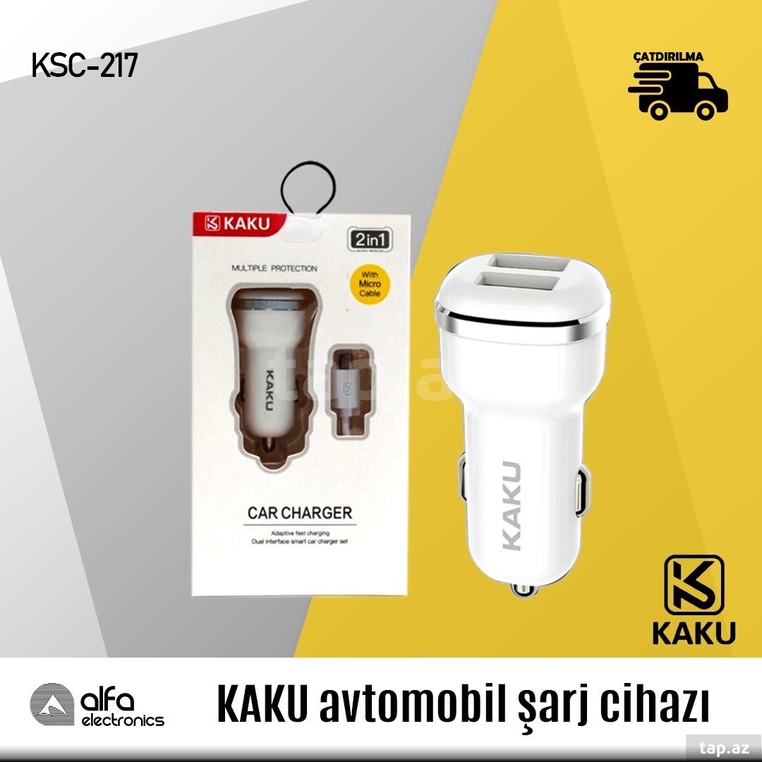 Avtomobil şarj cihazı "Kaku Ksc-217"