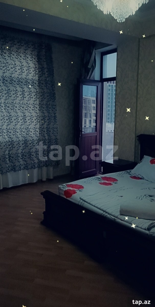 3-otaqlı yeni tikili kirayə verilir, S. Rüstəm küç. 18, 180 m²