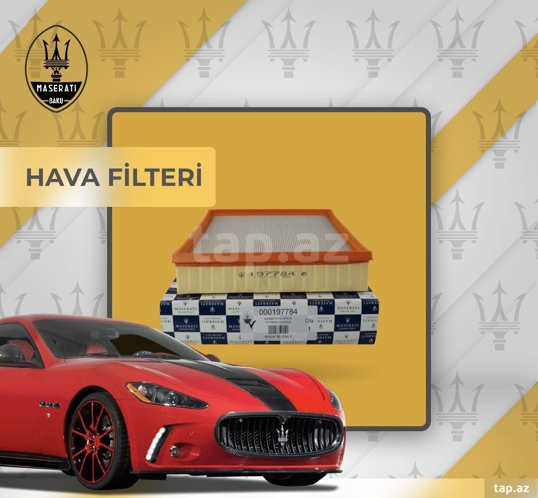 "Maserati Granturismo" hava filteri